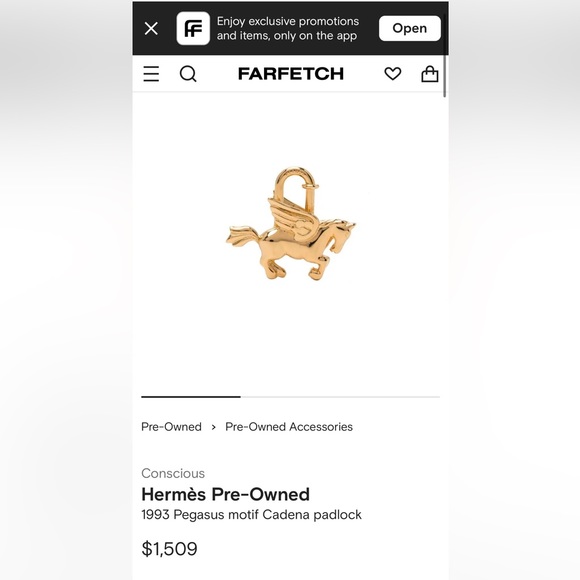 Hermes pegasus lock limited edition - Picture 5 of 7